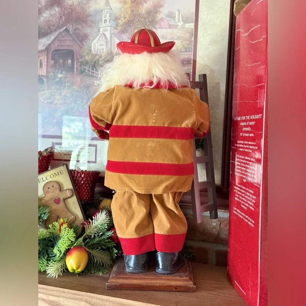 Home For The Holidays fireman santa